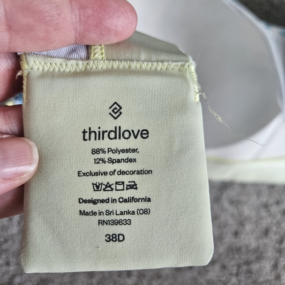 ThirdLove Kinetic Adjustable Sports Bra Size 38D - Picture 4 of 5